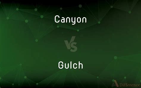 canyon vs gulch.